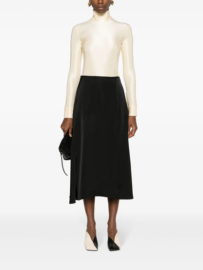 Asymmetric Midi Skirt