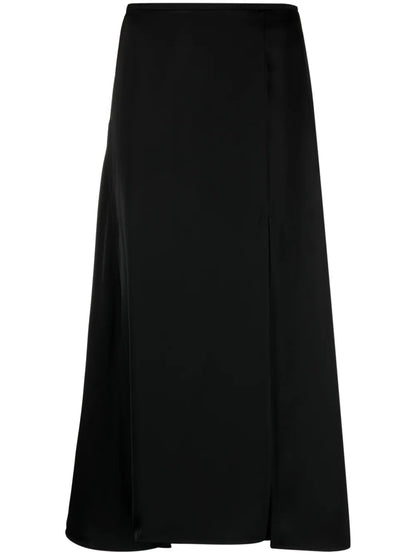 Asymmetric Midi Skirt