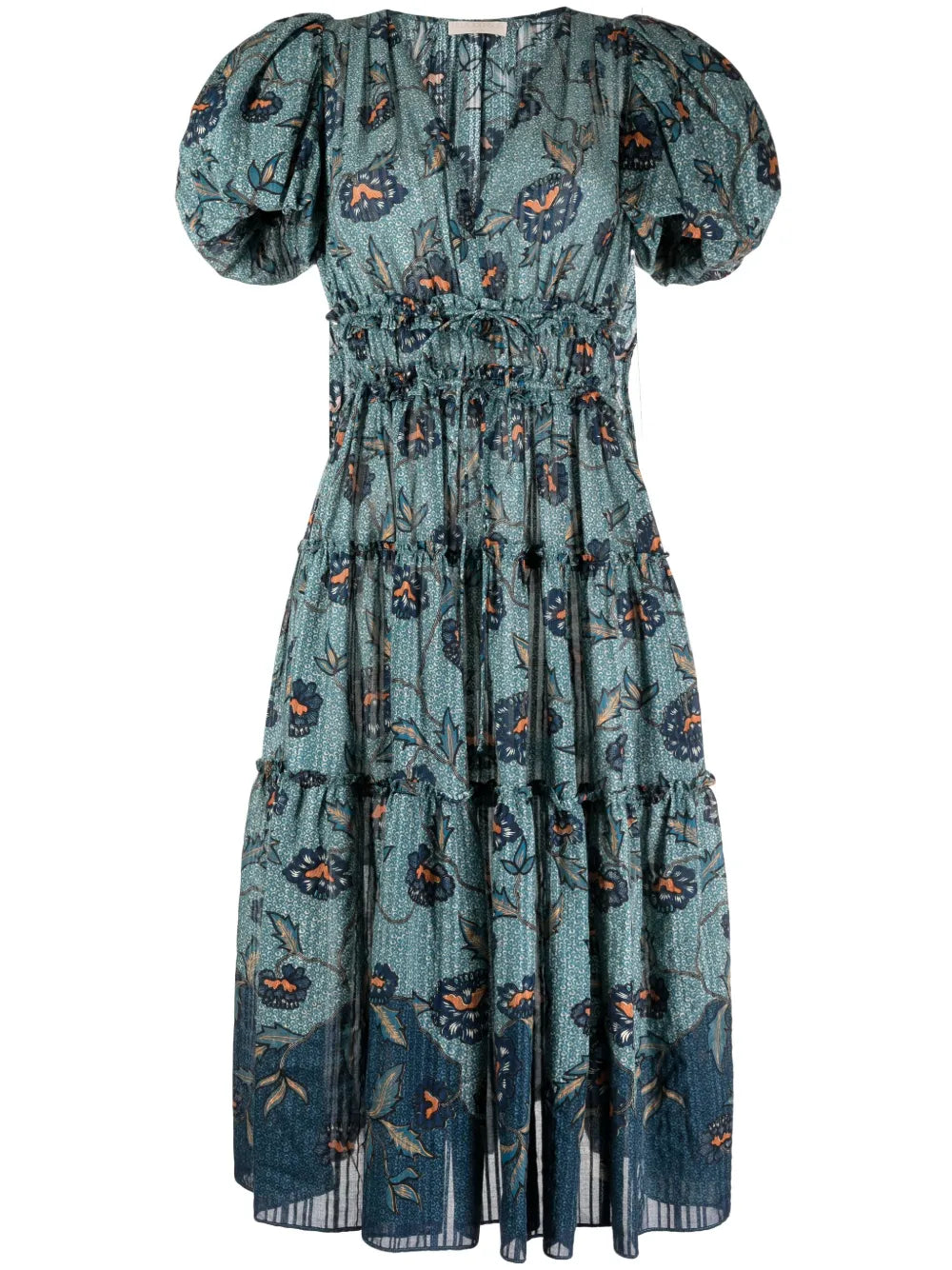 Eloisa Floral-Print Midi Dress