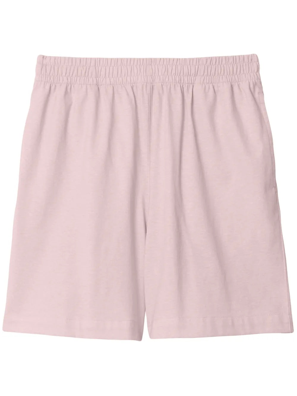 Equestrian Knight-Print Cotton Shorts