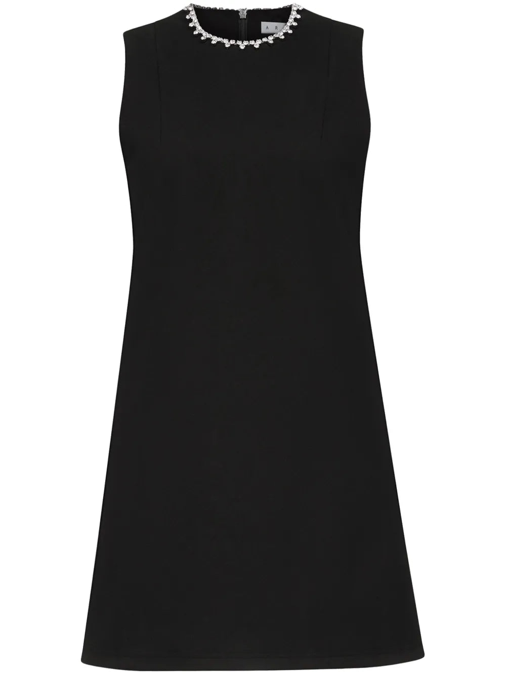 Crystal-Embellished Heart Mini Dress
