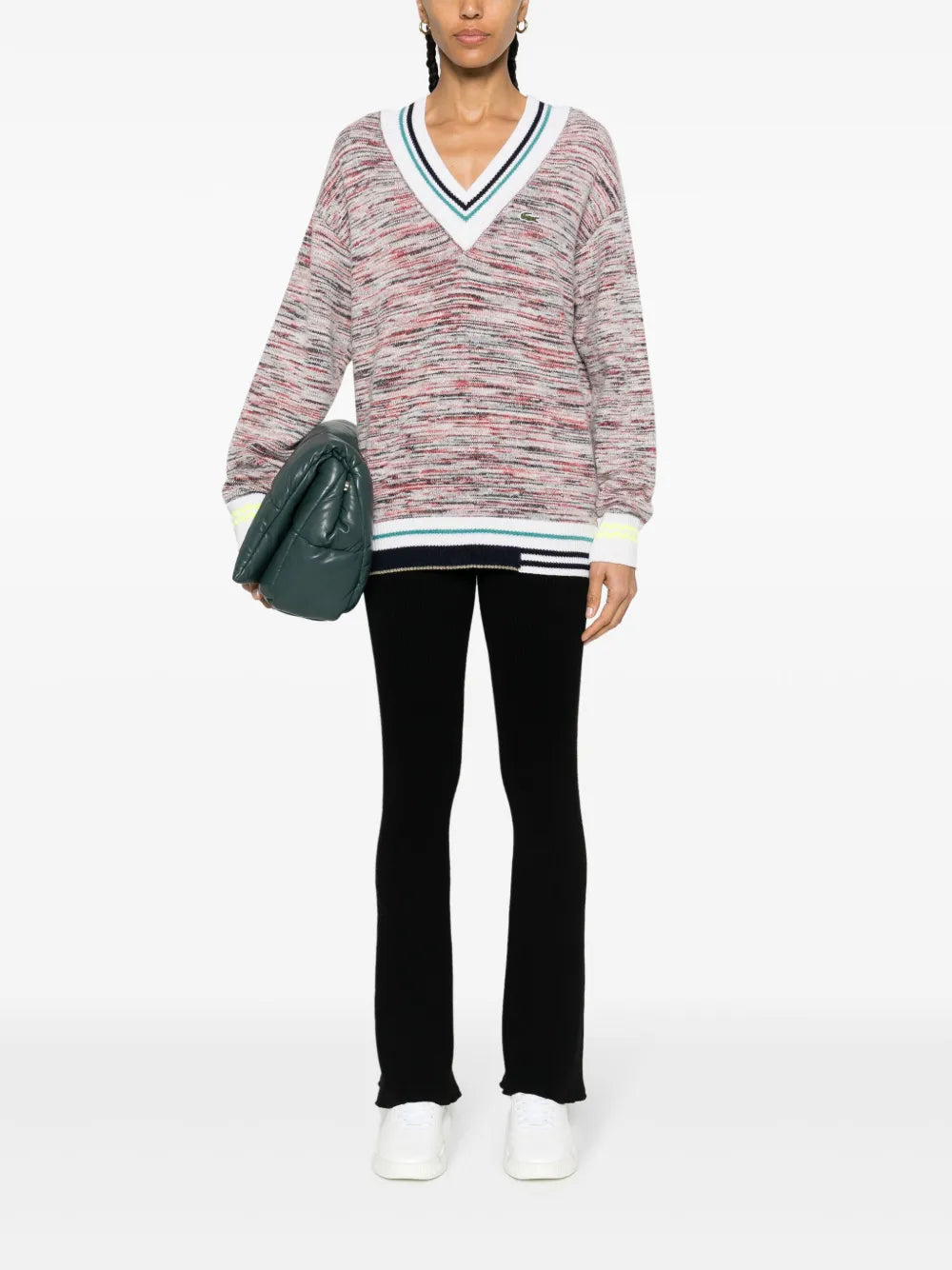 Logo-Appliqué Ribbed Trousers