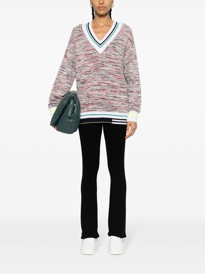 Logo-Appliqué Ribbed Trousers