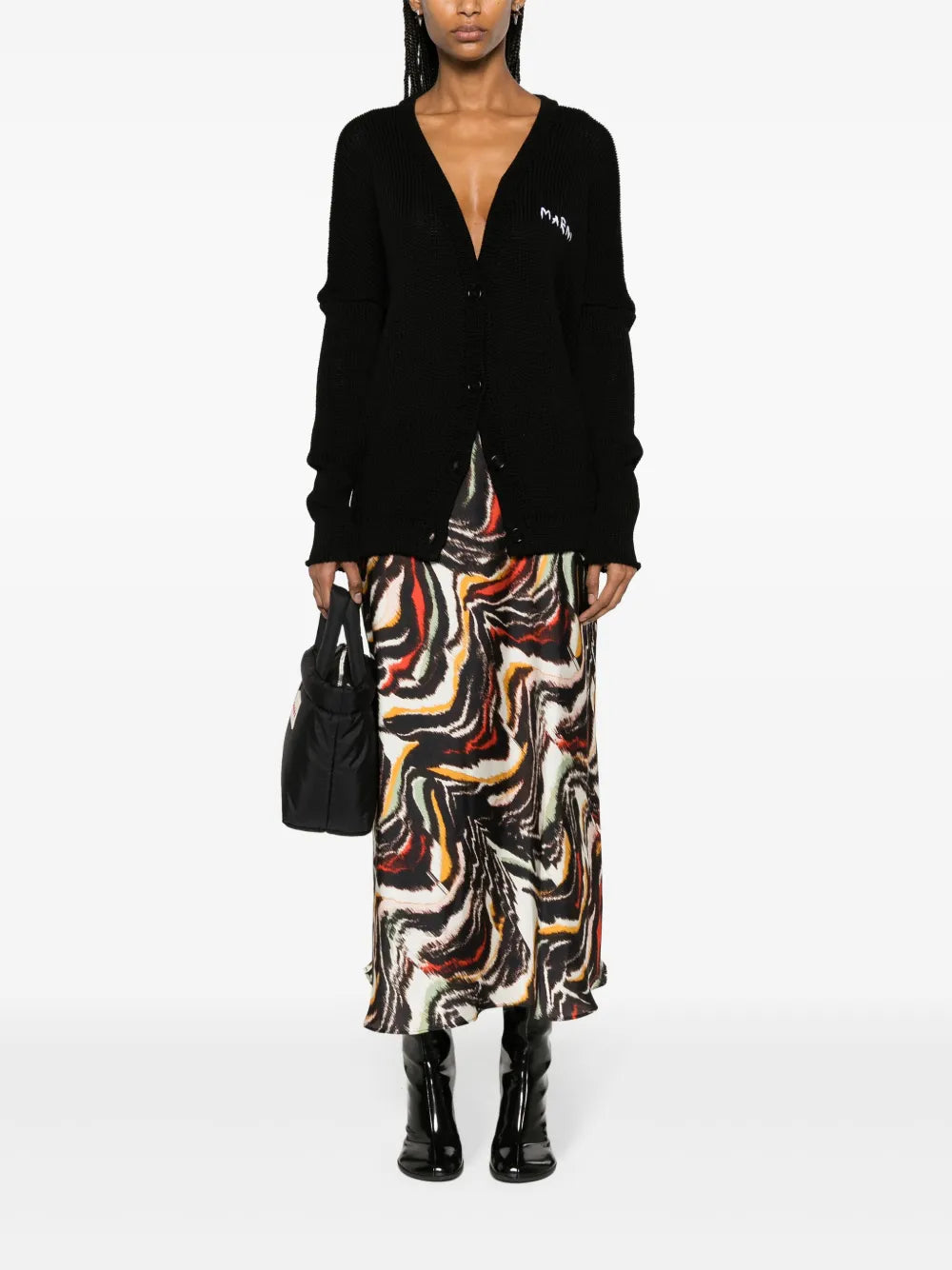 Logo-Embroidered Cotton Cardigan