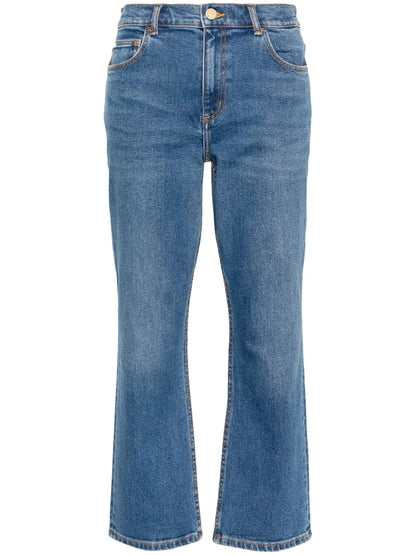 Cropped Flared Jeans