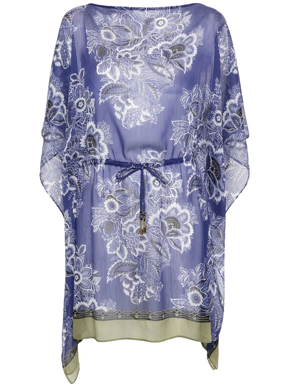 Floral-Print Kaftan Dress
