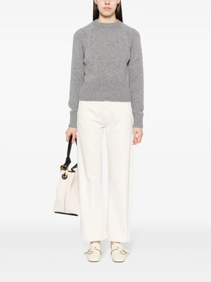 Chevron-Knit Cashmere Jumper