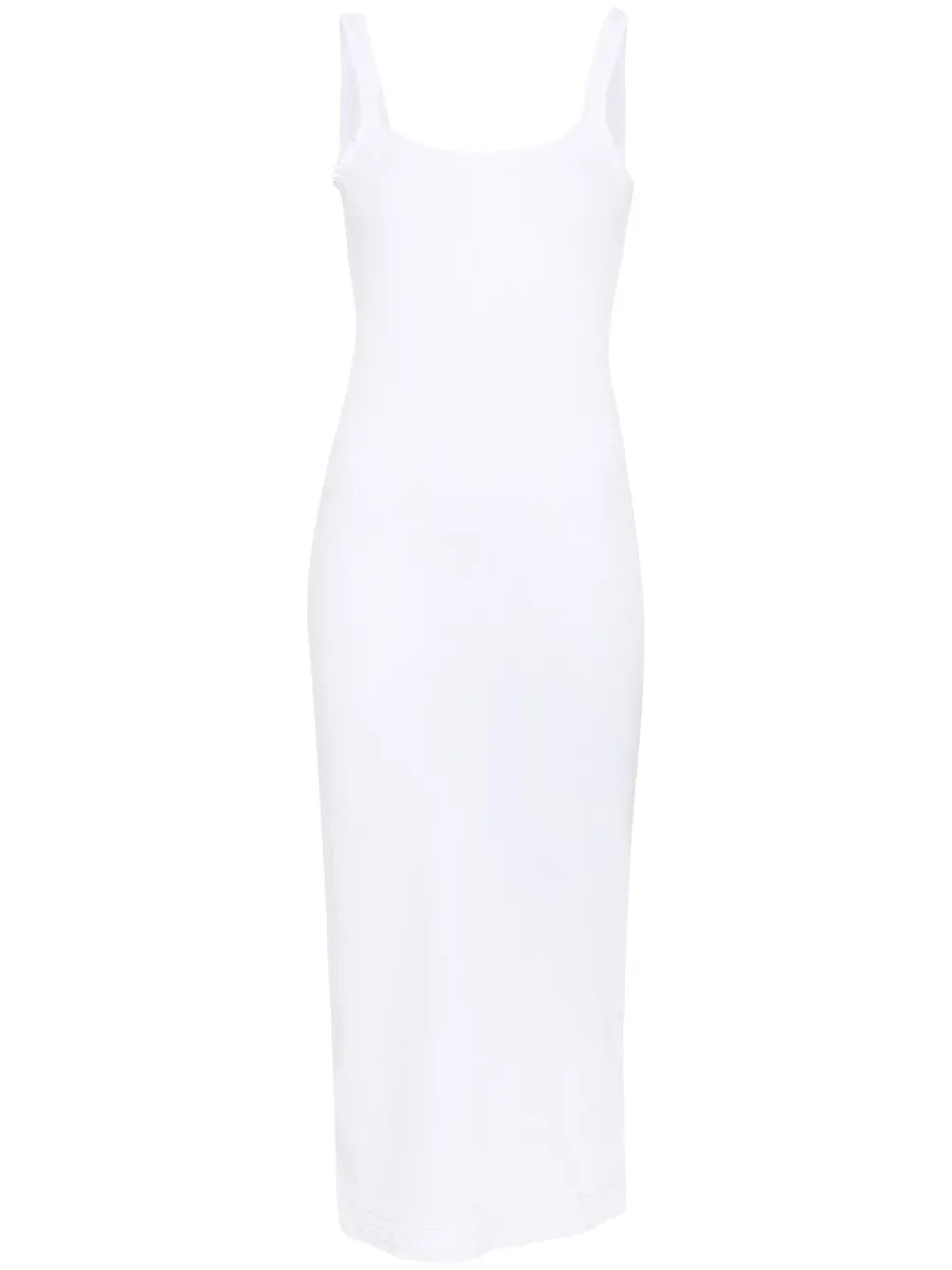 Ruffled Stretch-Cotton Dress