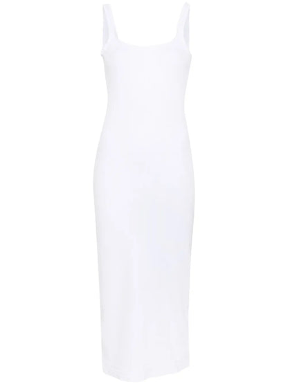 Ruffled Stretch-Cotton Dress