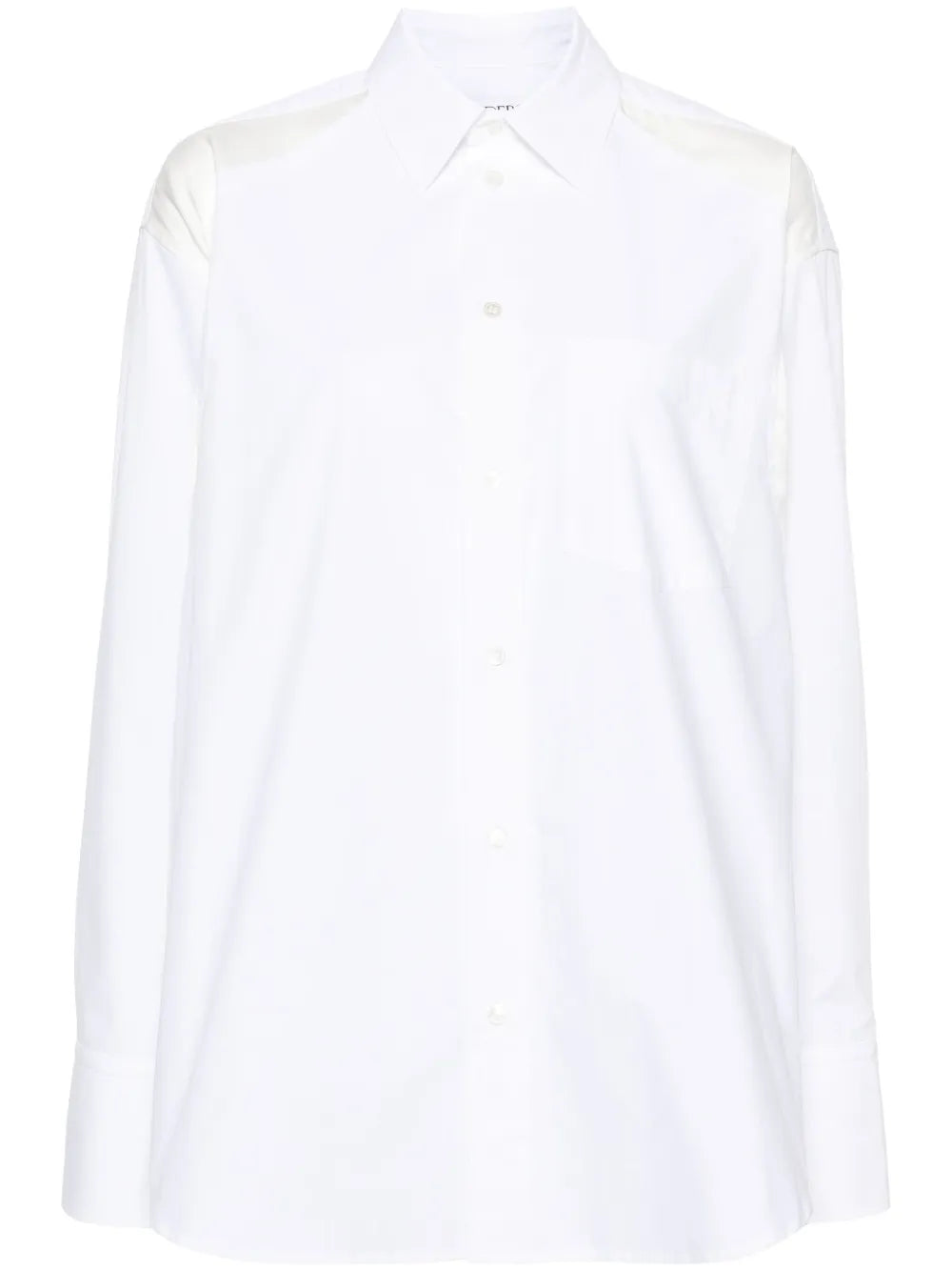Panelled Cotton-Poplin Shirt