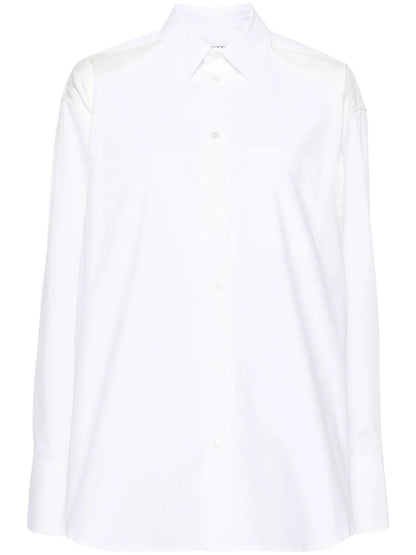 Panelled Cotton-Poplin Shirt