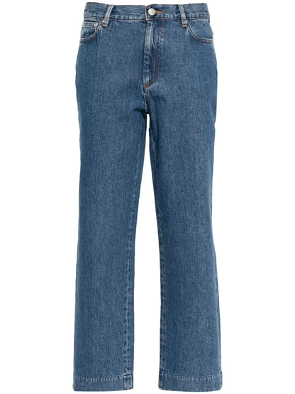 New Sailor High-Rise Straight-Leg Jeans