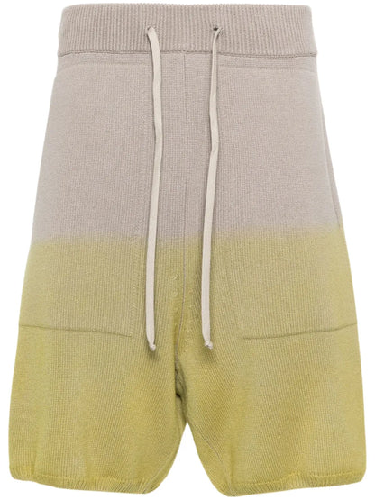 Ombré-Effect Cashmere Shorts