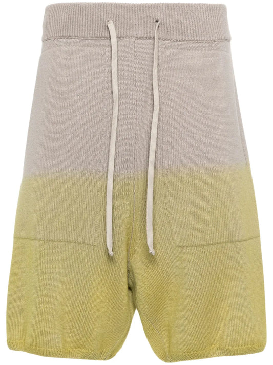 Ombré-Effect Cashmere Shorts