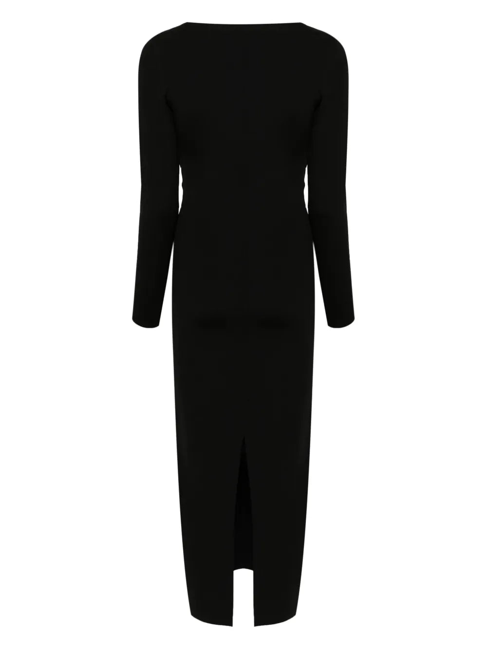 Pleat-Detail Knitted Dress