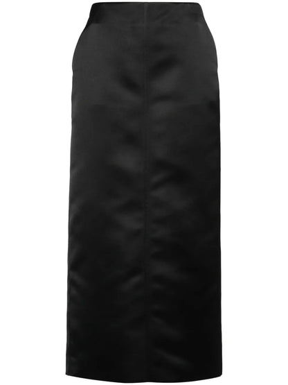 High-Waisted Midi Skirt