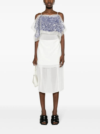 Zaha Layered Midi Dress