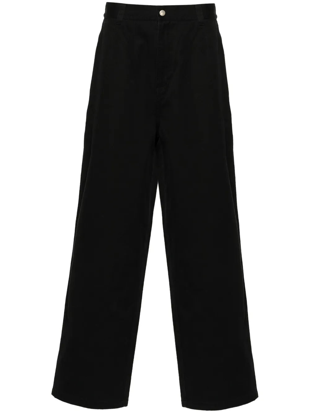Straight-Leg Cotton Trousers