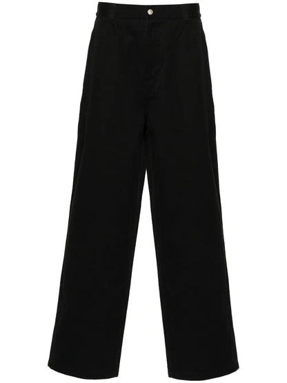 Straight-Leg Cotton Trousers