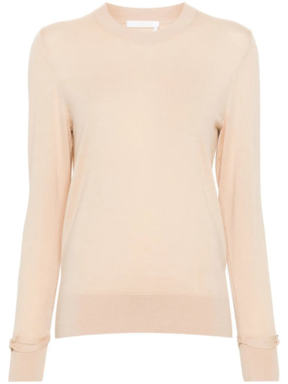 Long-Sleeve Wool Jumper