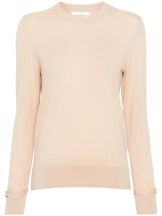 Long-Sleeve Wool Jumper