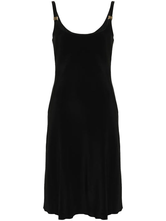 Cady Logo-Plaque Midi Dress
