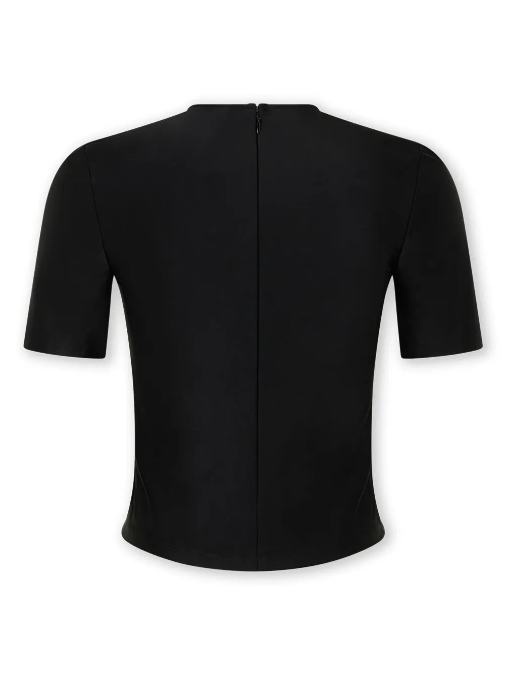 Gem-Embellished Draped-Effect Top