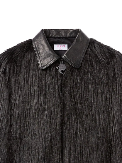 Kidhassia Panelled Faux-Fur Jacket