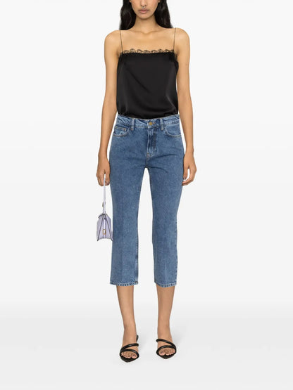 High-Rise Cropped Jeans
