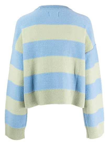 Heart-Patch Wool-Blend Jumper