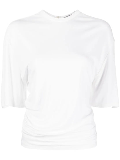 Gathered-Detail T-Shirt