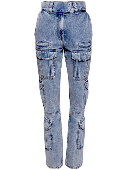 Bootcut Cargo Jeans