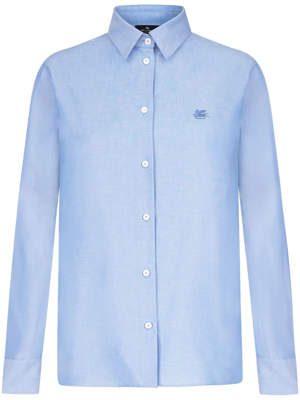 Pegaso-Embroidered Cotton Shirt