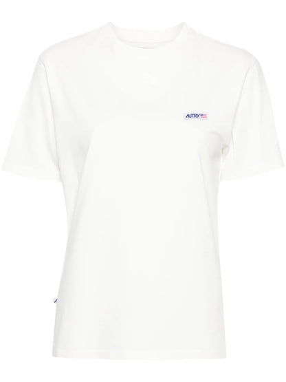 Logo-Patch Cotton T-Shirt
