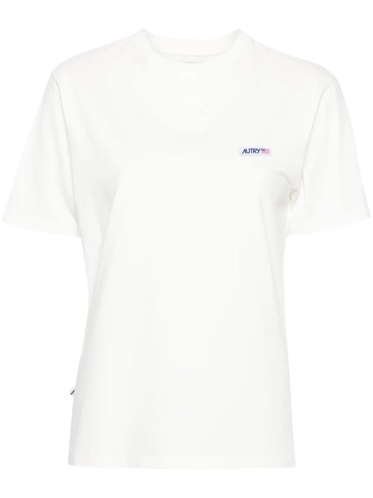 Logo-Patch Cotton T-Shirt
