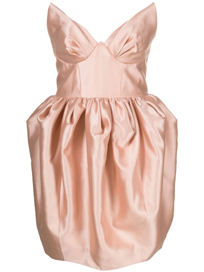 Matchmaker Moulded-Cup Gathered Minidress