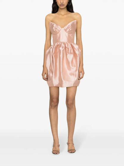Matchmaker Moulded-Cup Gathered Minidress