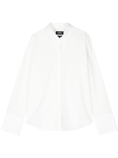 Long-Sleeved Cotton Shirt