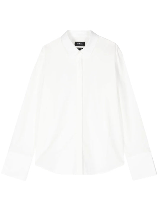 Long-Sleeved Cotton Shirt