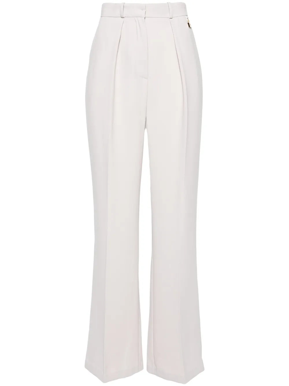 Pleated Straight-Leg Trousers