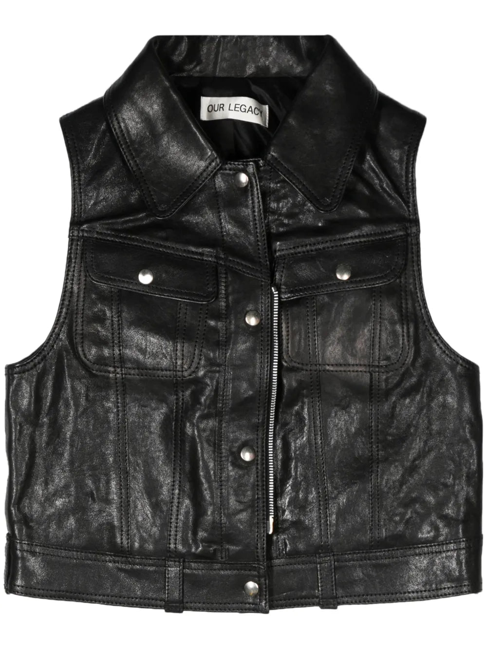Doll Leather Vest