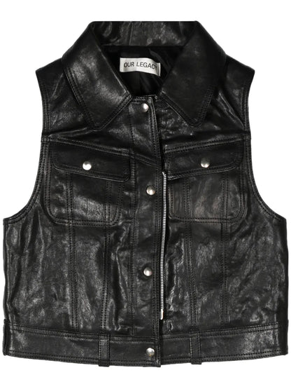 Doll Leather Vest