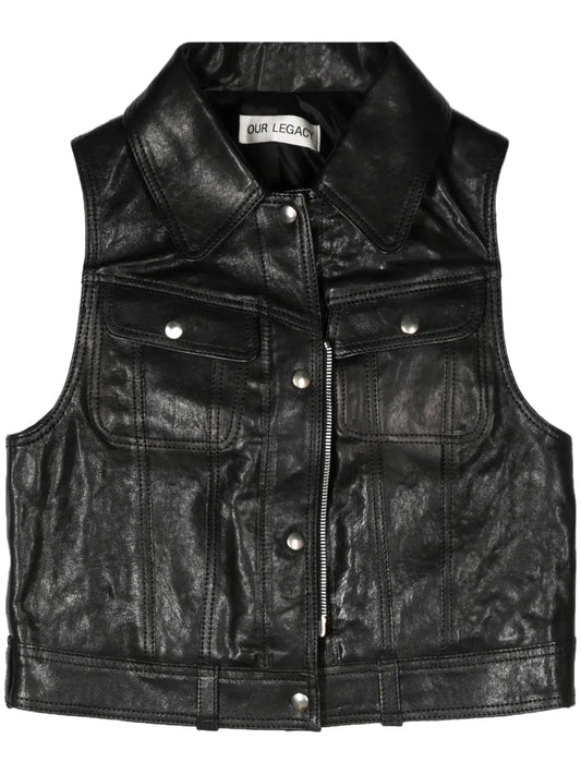 Doll Leather Vest