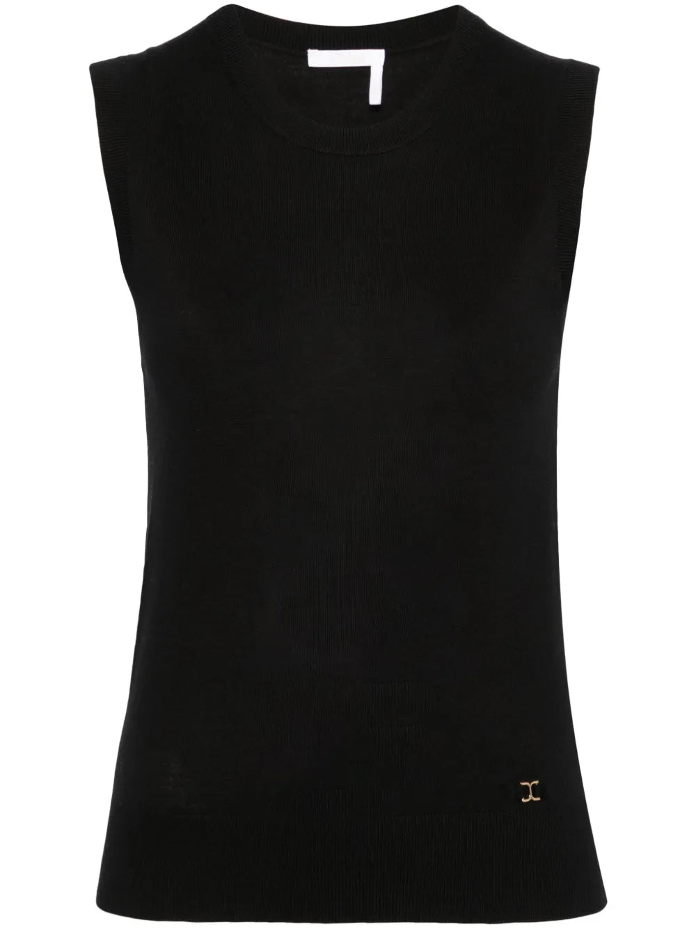 Sleeveless Wool Knitted Top
