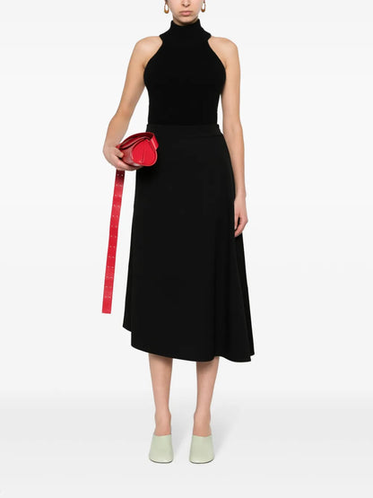 Asymmetric Midi Skirt