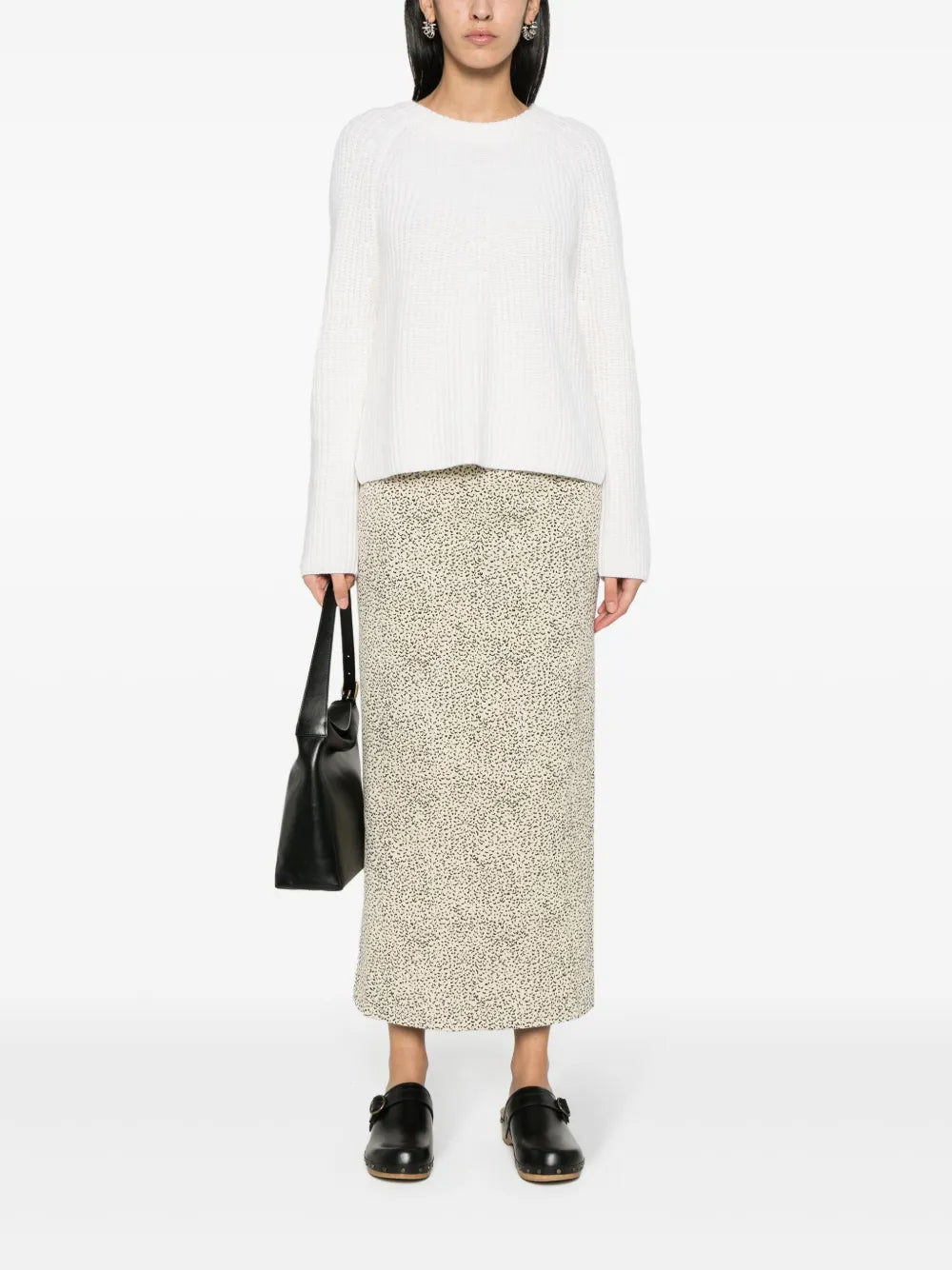 Crew-Neck Ribbed Jumper