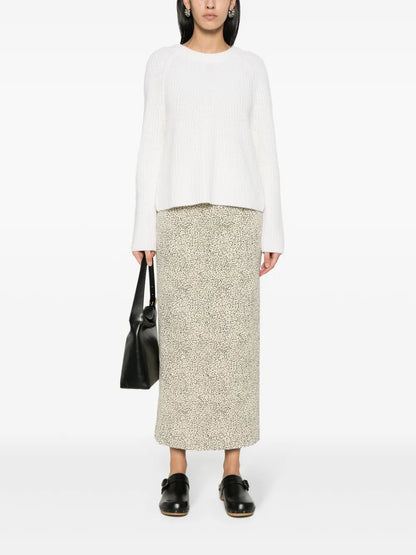 Crew-Neck Ribbed Jumper