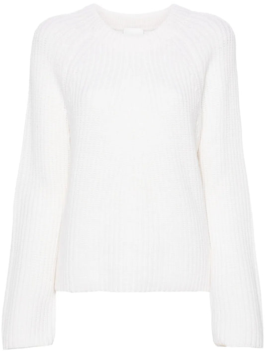 Crew-Neck Ribbed Jumper