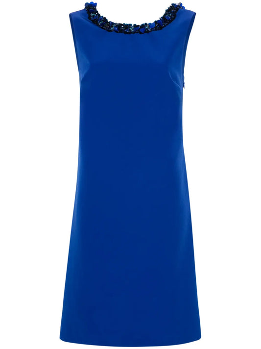 Crystal-Embellished Midi Dress