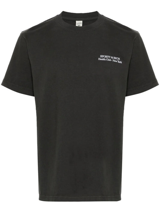 Slogan-Print Cotton T-Shirt